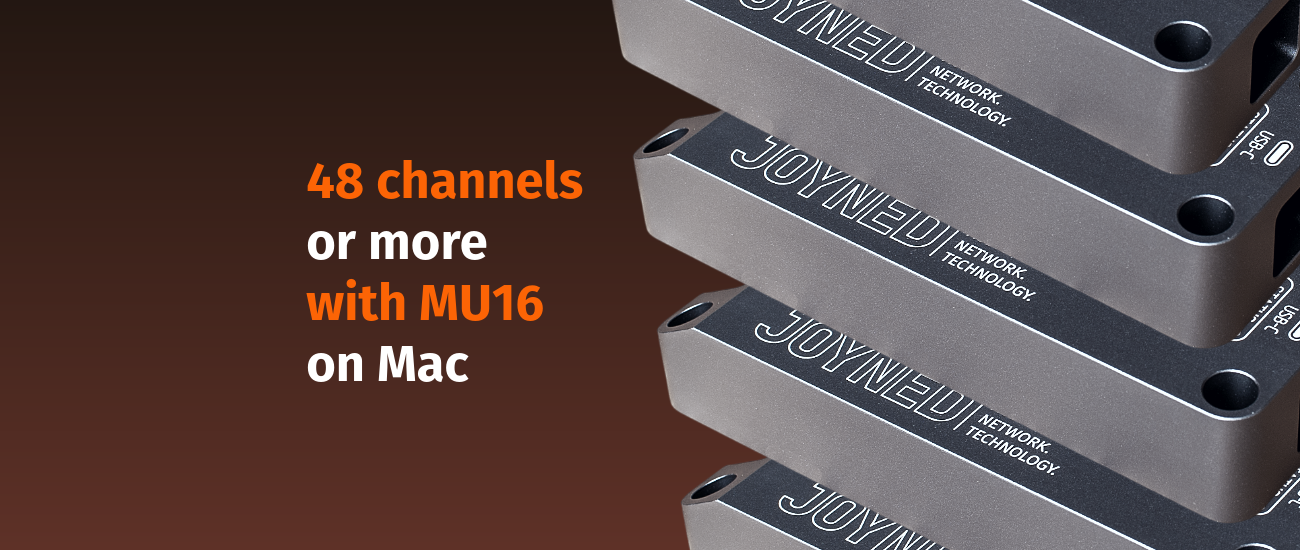 How To Get 48 Channels Or More With MU16 On Mac